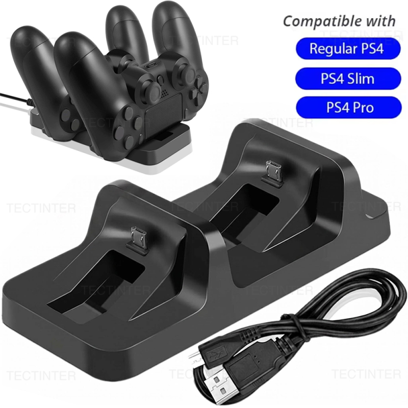 Gaming Console In Tv - Dual Charger Dock Station For PS4