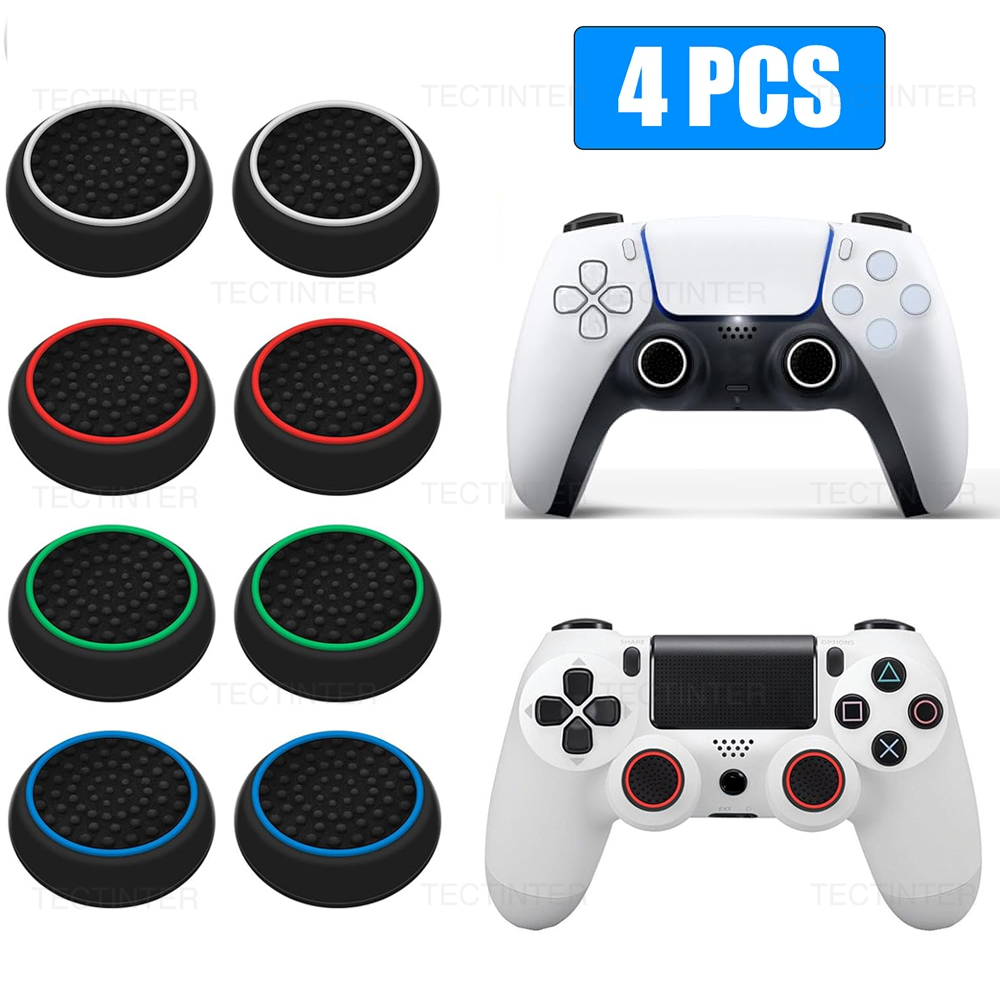 4PCS Silicone Analog ThumbStic - Gaming Console In Tv 评论和价格