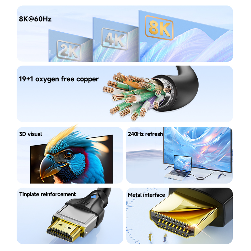 Jasoz 8K HDMI-Compatible Cable - Gaming Console Latest 评论和价格